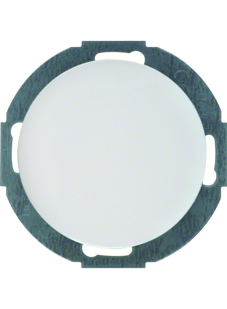 BERKER R.classic Zaślepka z płytką czołową biały połysk 10092079 HAGER