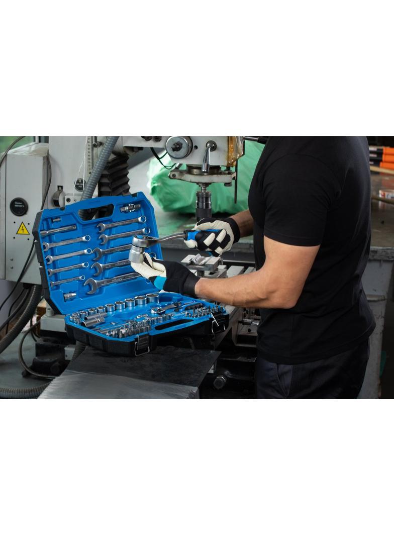 Zestaw narzędzi 85 szt. CrV, 1/4", 1/2"