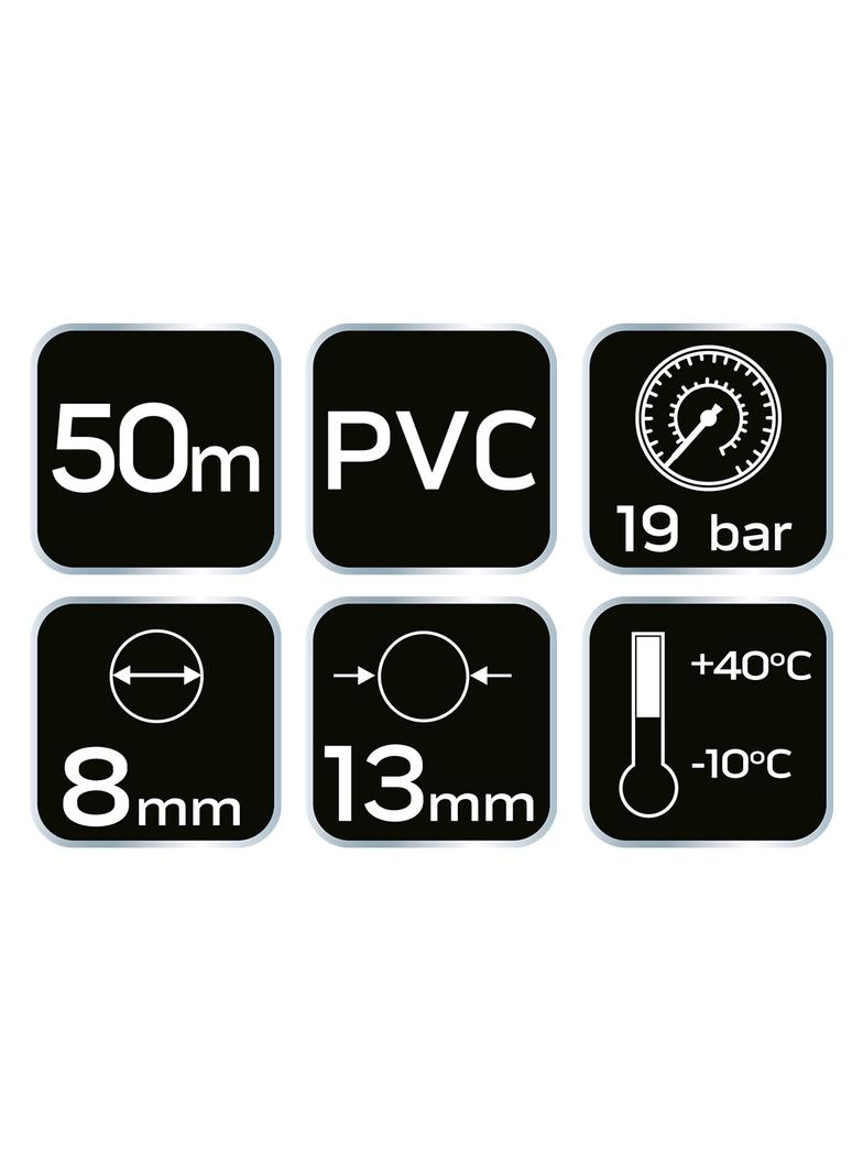 Przewód ciśnieniowy zbrojony 8 x 13 mm, 50 m