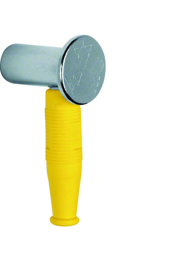 BERKER Akcesoria osprzęt Wtyczka kątowa do gniazda wyrównania potencjału 4605 HAGER