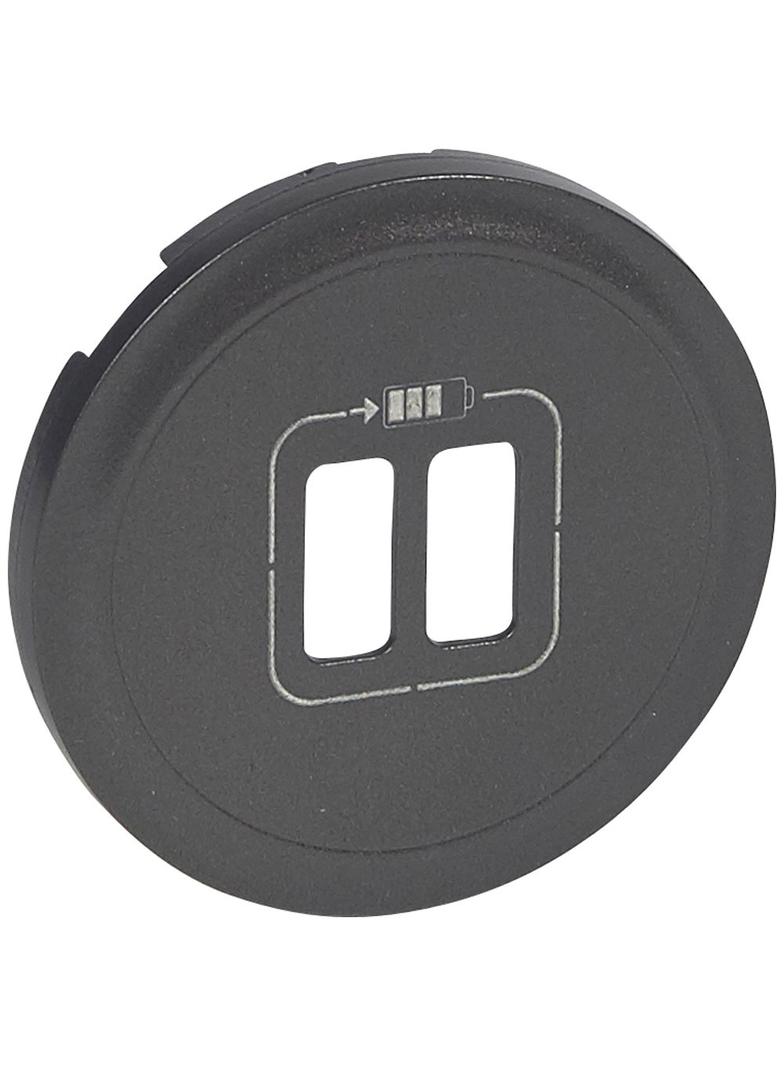 CELIANE - Plakietka do gniazd 2xUSB 5 V- grafitowa, Legrand