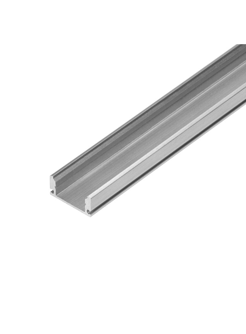 Profil aluminiowy do taśm LED, 2000 x 17 x 7 mm, nawierzchniowy, srebrny, komplet 50 szt.