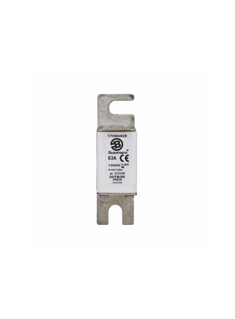 63A 1000V 00TN/80 aR INDICATOR FUSE Wkładka szybka 63A AC 1000V rozmiar 00 30x47x98 mm aR D 170M4828
