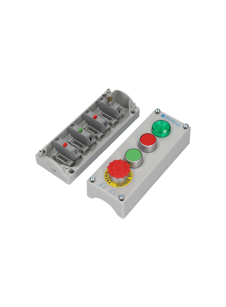 KASETA KOMPLETNA 4-OTWOROWA Z LB,KC,KZ,B I 1 PRZEPUST M20 230V