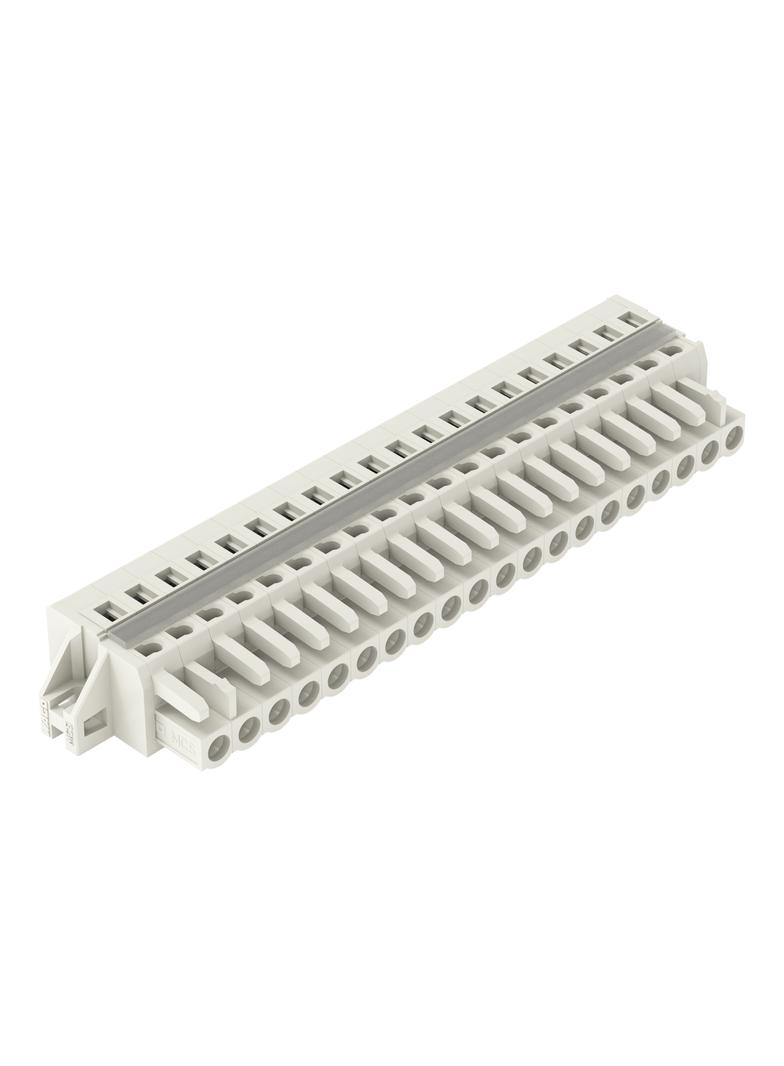 Gniazdo MCS‑MIDI Classic 20‑biegunowe jasnoszare raster 5mm 721‑120/027‑000 /10szt./ WAGO