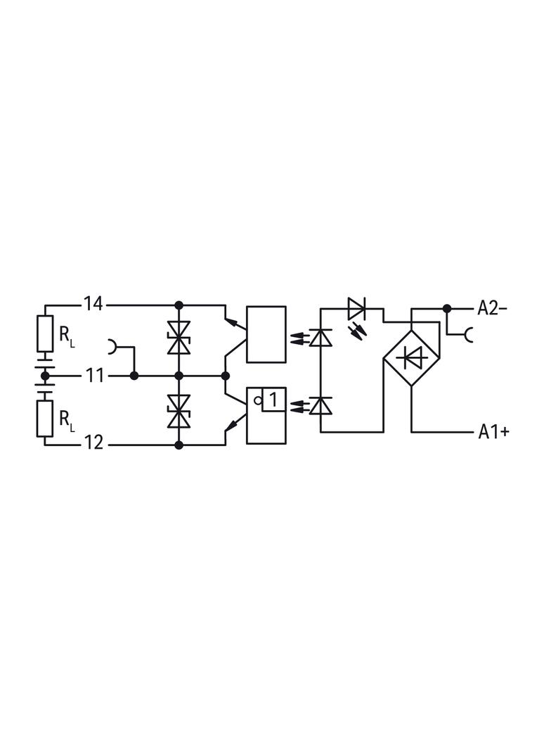 złączka z optoseparatorem 24VDC/24VDC/500mA