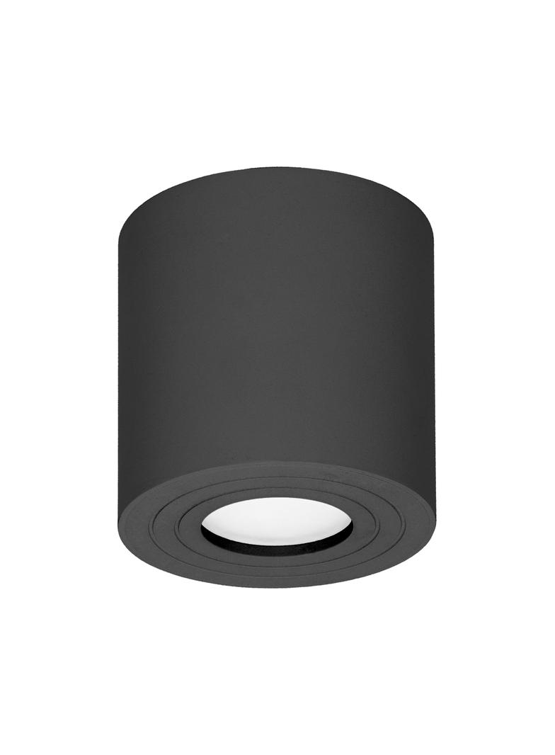 MEGY DLR GU10 downlight max 50W, IP54, okrągły, czarny, aluminium AD-OD-6144BGU10 ORNO
