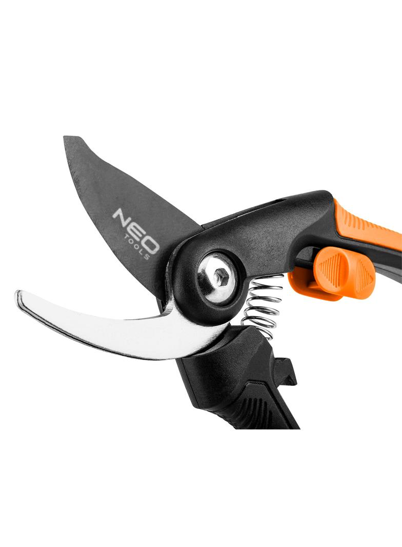 Sekator by-pass 210 mm, zakres do 20 mm, materiał: PP, uchwyt pokryty gumą TPR