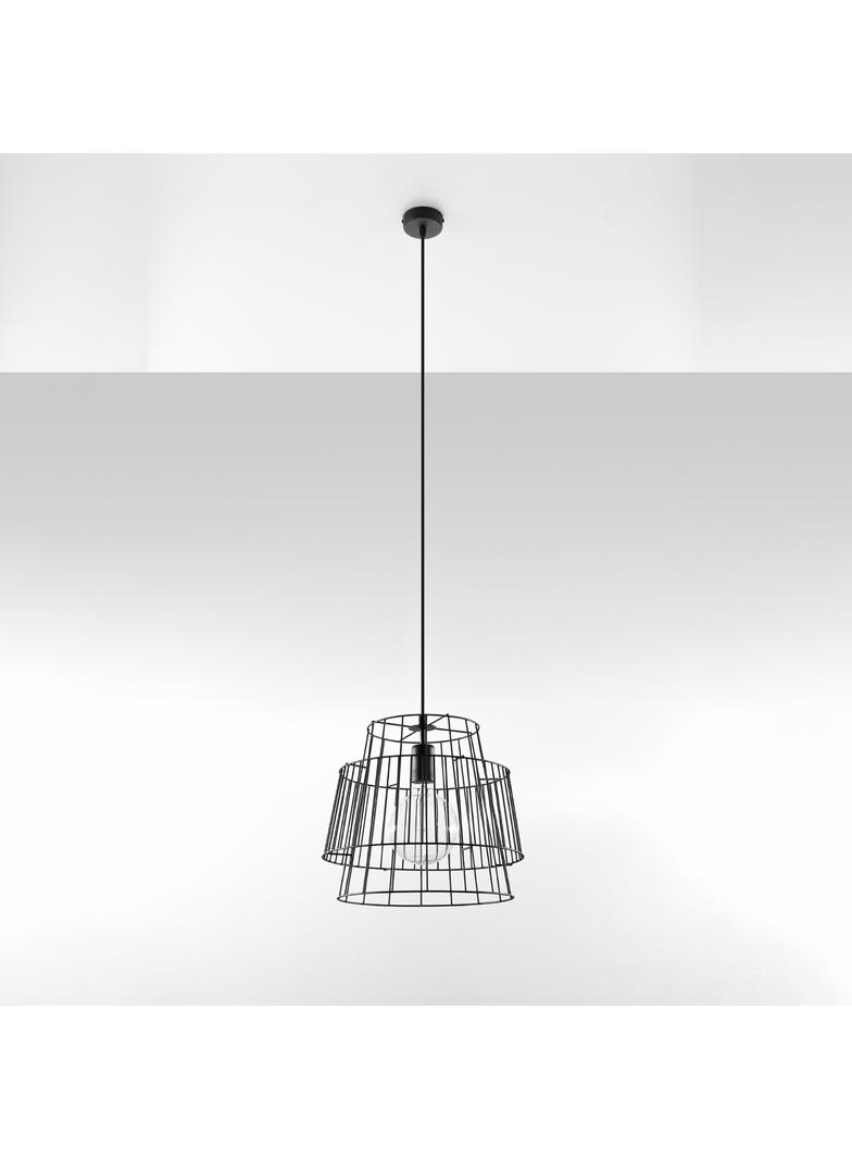 Sollux Lampa wisząca GATE czarny SL.0663