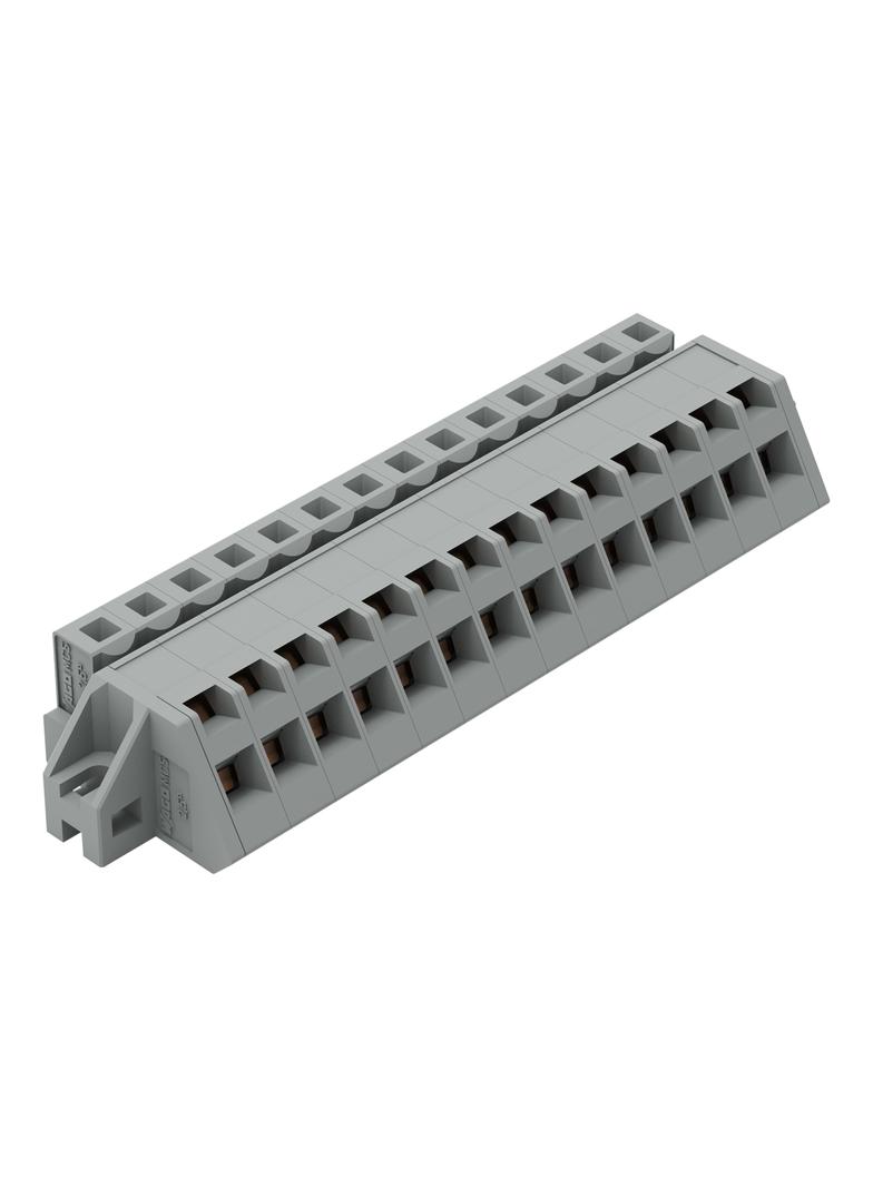 MCS-MIDI Classic gniazdo kątowe 14-bieg. szare raster 5 mm /25szt./ WAGO