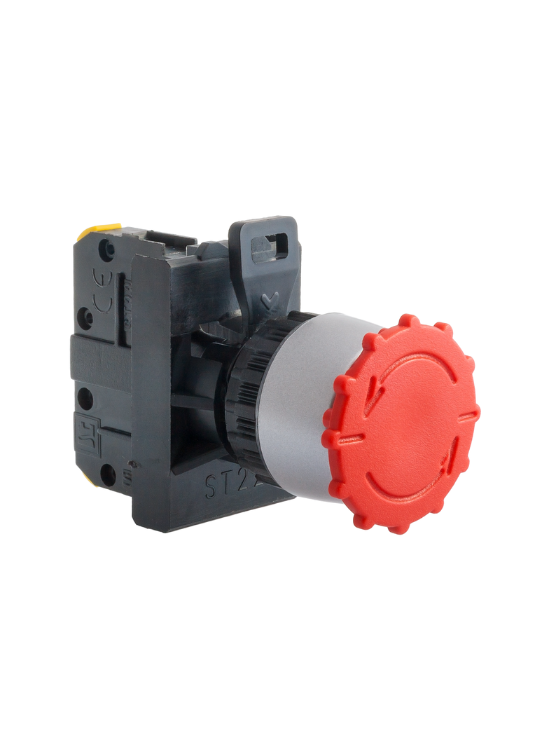 PRZYCISK BEZPIECZEŃSTWA 3 ZW PIERŚCIEŃ NIKLOWANY