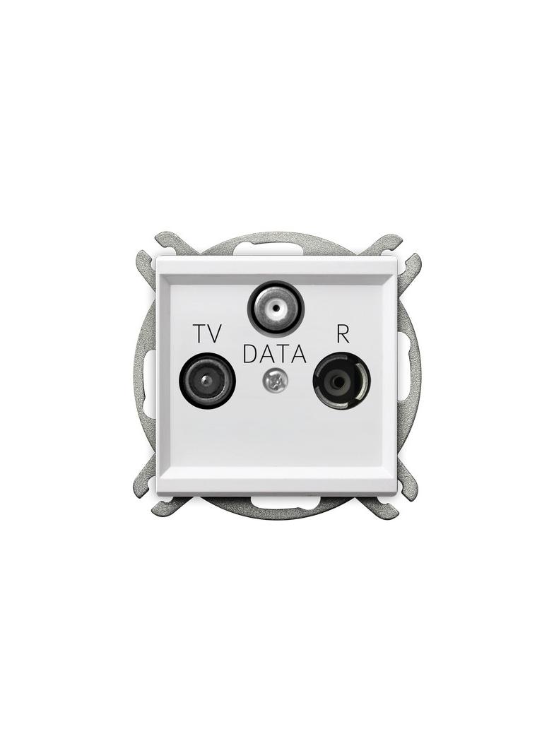 SONATA Gniazdo antenowe RTV-DATA kolor biały GPA-RD/m/00 OSPEL
