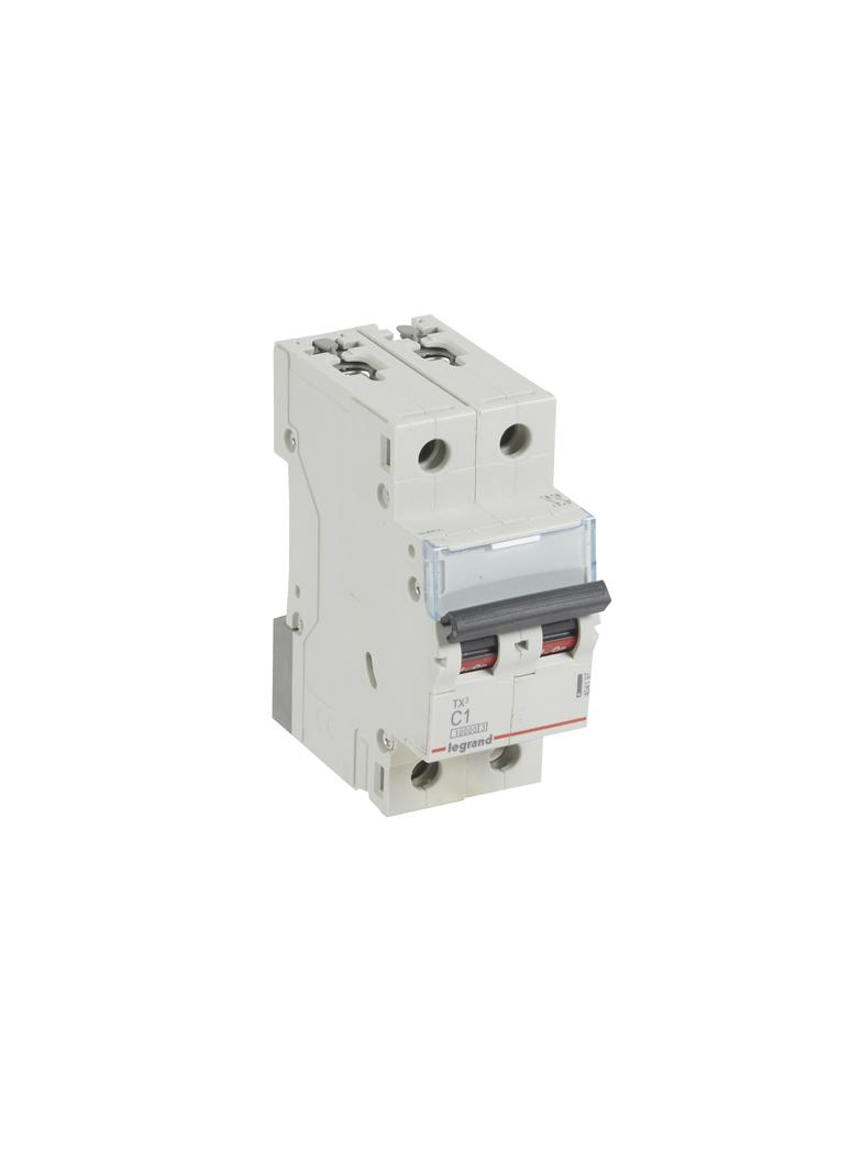 WYŁĄCZNIK NADPRĄDOWY S 312 2P C 1A 10000A SERII TX3, Legrand