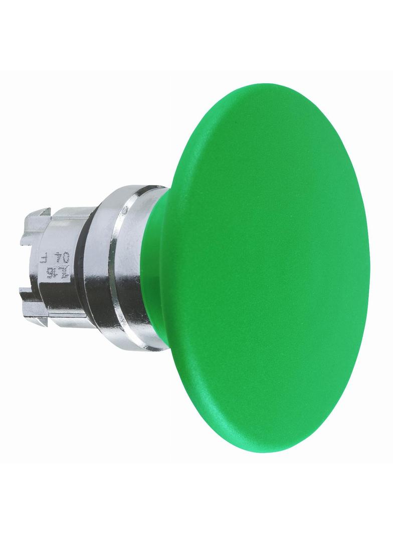 Harmony XB4 Przycisk grzybek z samopowrotem fi60 zielona metalowa ZB4BR3 Schneider