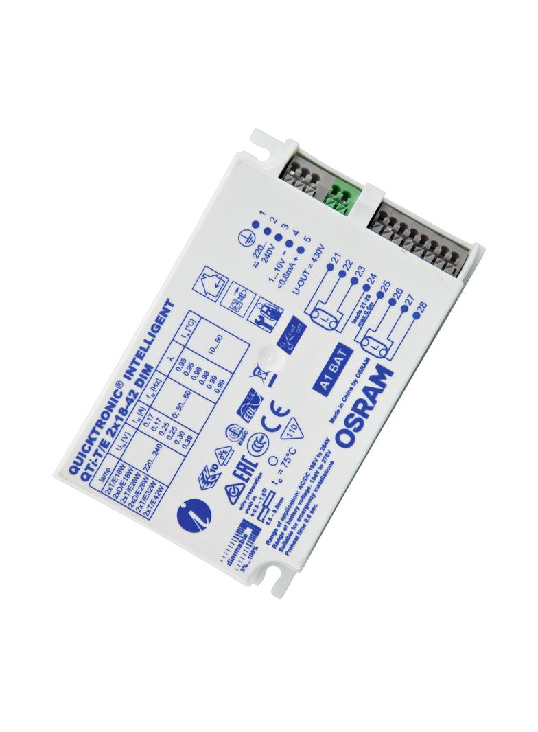 QTI-T/E 2X18-42/220-240 DIM UNV1 OSRAM