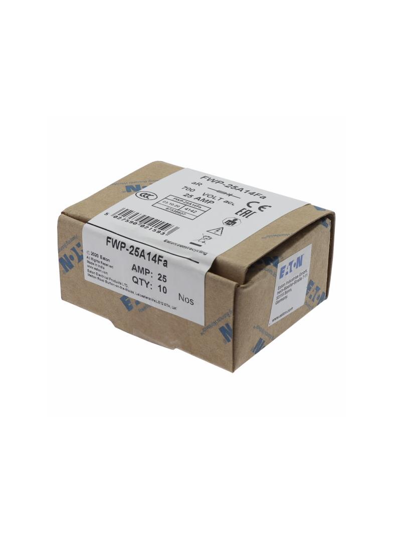 25AMP 700VAC FERRULE 14.3 X 50.8MM 25AMP 700VAC cylindryczna do półprzewodników 14.3 X 50.8MM FWP-25