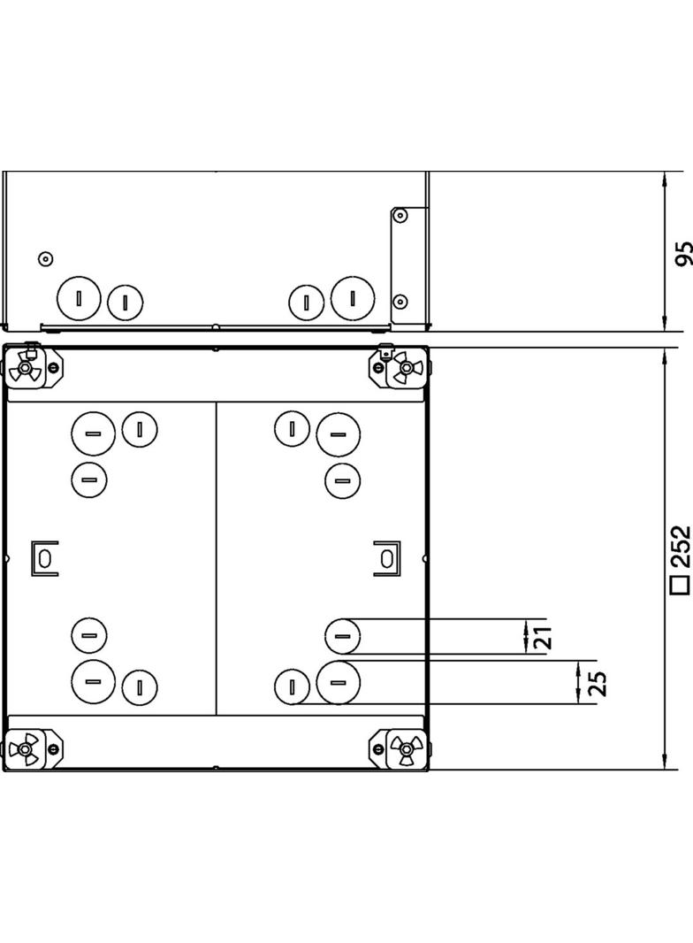 tehalit.UK System szalunkowy element Q12 stal nierdzewna UDBDQ12 HAGER