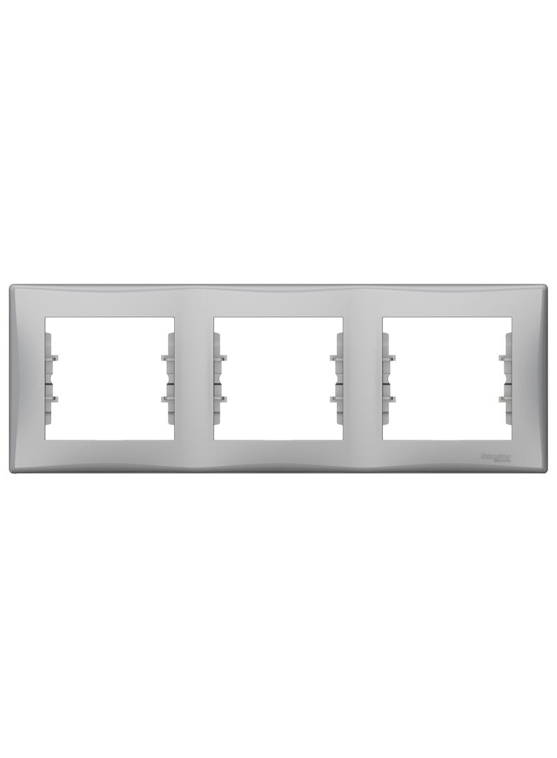 Ramka 3-krotna pozioma aluminium
