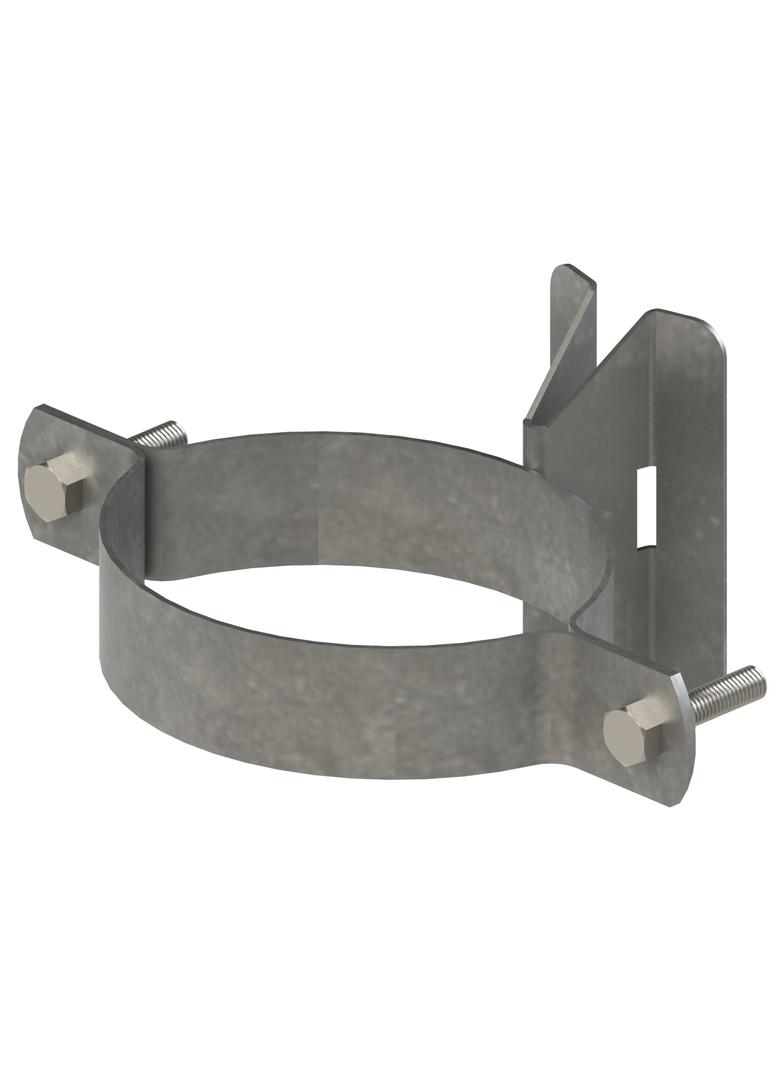 Uchwyt na rurę Fi 160 słup wirowy (metalowy)
