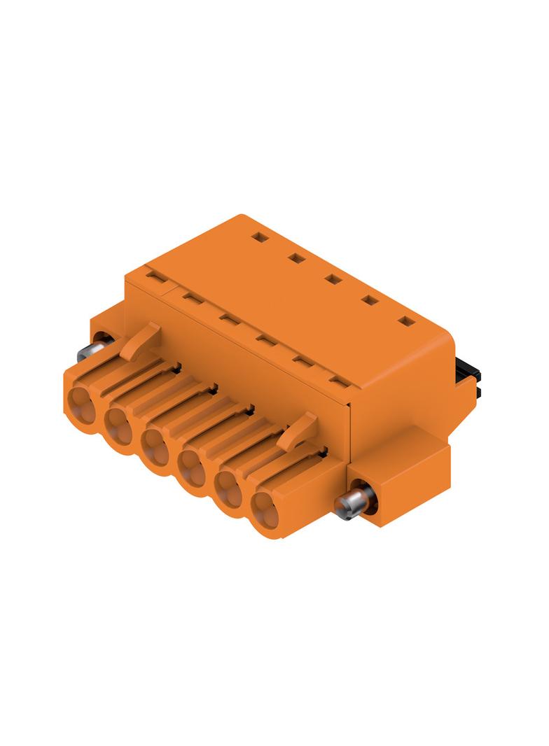 BLF 5.00HC/06/180F SN OR BX Wtyk PCB (złącze wiązki), 5.00 mm, Liczba biegunów: 6, PUSH IN, Złącze sprężynowe /42szt./ 1017470000 WEIDMÜLLER