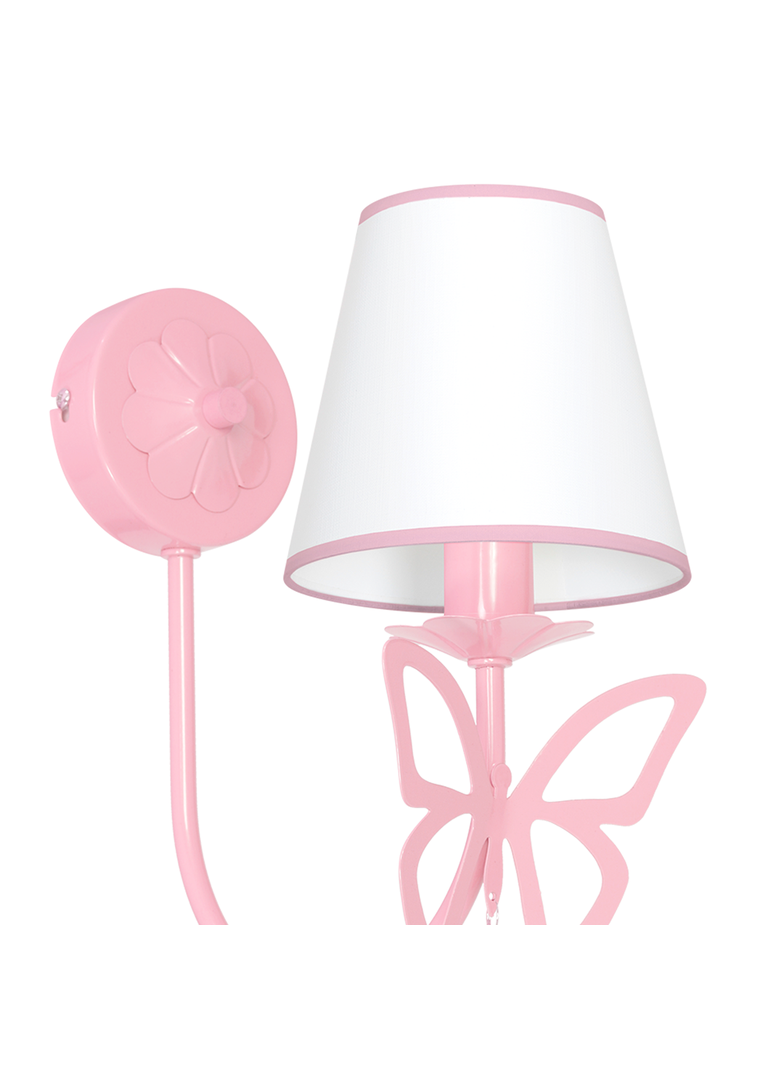 MILAGRO Kinkiet CHARLOTTE PINK 1xE14