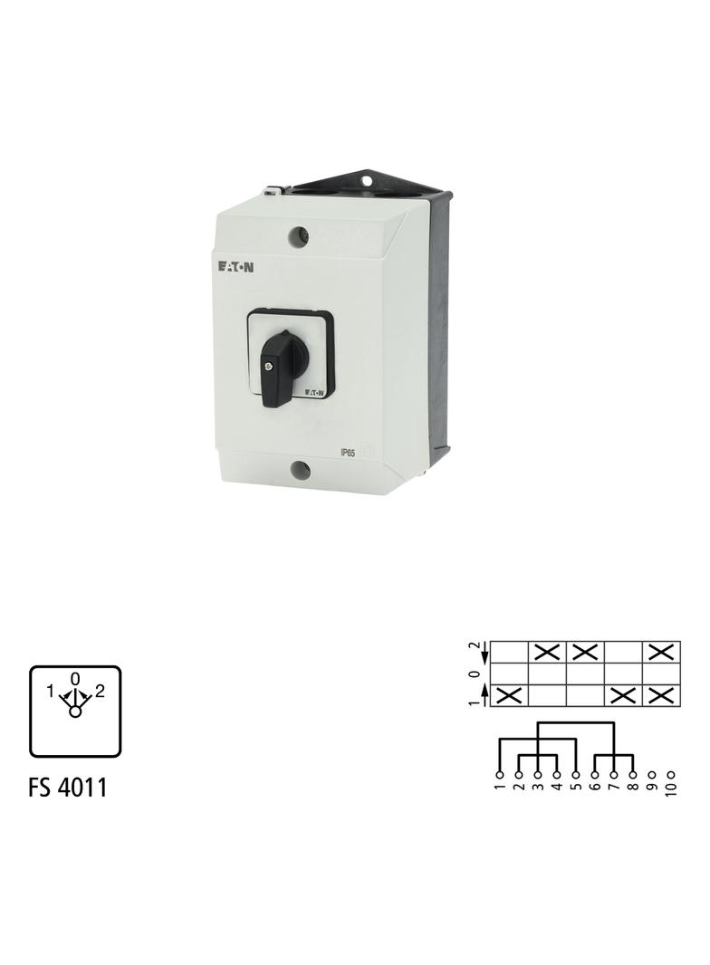 T3-3-8228/I2 Łącznik krzywkowy 32A 13kW 207186 EATON
