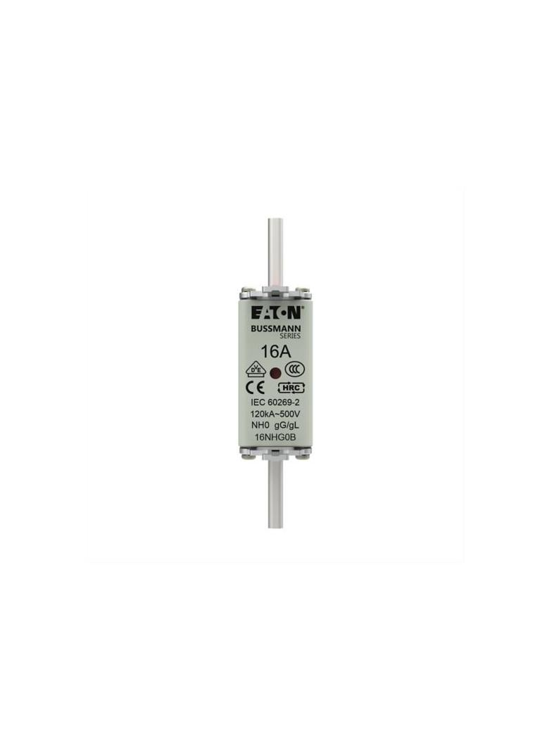 NH FUSE 16A 500V GG/GL SIZE 0 Wkładka NH0 16A 500V GL/GG podwójny wskaźnik 16NHG0B EATON