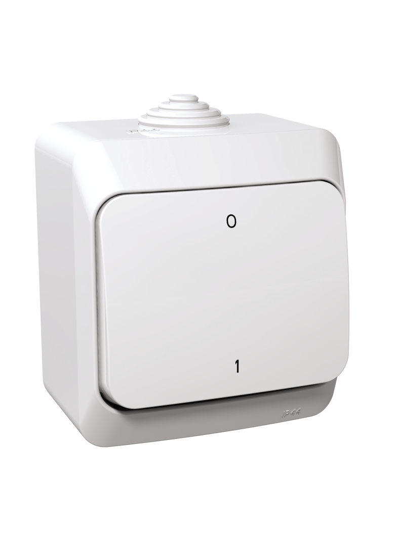 Cedar Plus łącznik 2-biegunowy IP44 biały WDE000520 Schneider