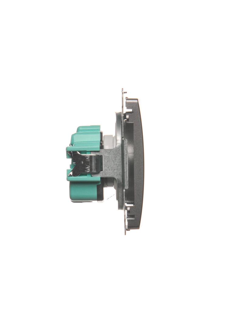 Simon Basic Gniazdo wtyczkowe bez uziemienia z przesłonami torów prądowych 16A 250V zaciski śrubowe stal inox BMG1Z.01/21 BMG1z.01/21 KONTAKT