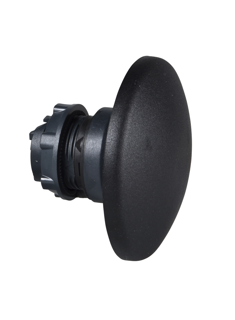 Harmony XB5 Główka przycisku grzybkowego z samoczynnym powrotem O60 czarna plastikowa ZB5AR216