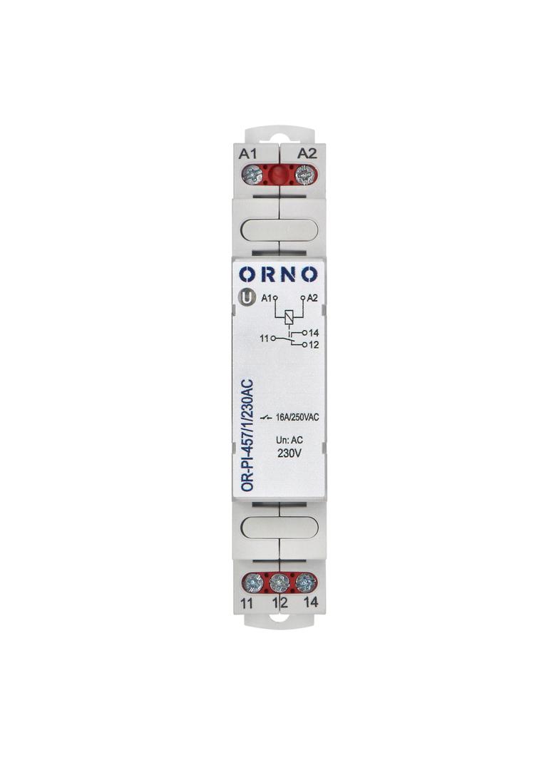 Przekaźnik instalacyjny 1P 230 VAC 16A OR-PI-457/1/230AC ORNO
