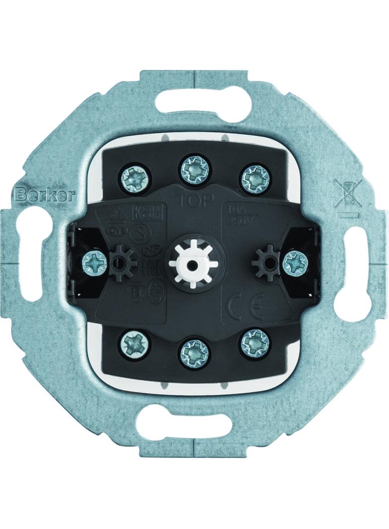 R.classic/Serie 1930/Glas Łącznik obrotowy grupowy zwierny mechanizm zaciski śrubowe 383803 HAGER