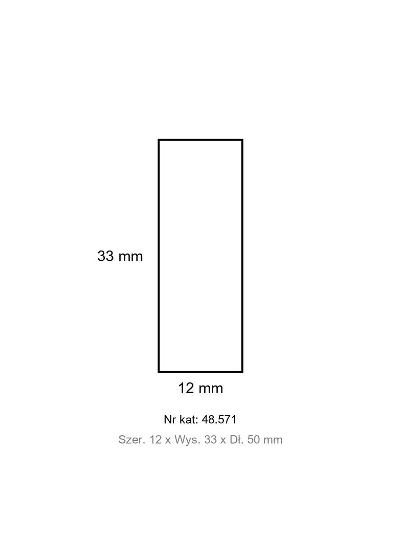 Listwa zaciskowa TH 35-7/N 48.571 OPATÓWEK