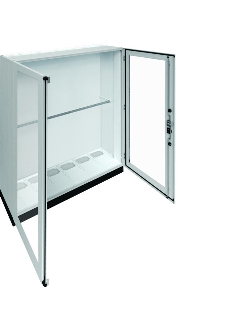 univers Rozdzielnica stojąca IP55 kl. II 1550x1850x400 + cokół 100mm drzwi transparentne FR26U1 HAGE