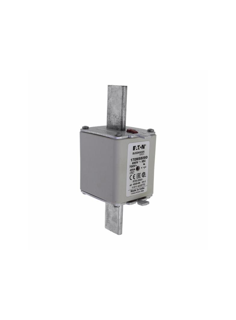 450A 690V aR DIN 2 HSDNH FUSE Wkładka szybka 450A AC 690V DIN 2 aR DIN IEC podwójny wskaźni 170M5809