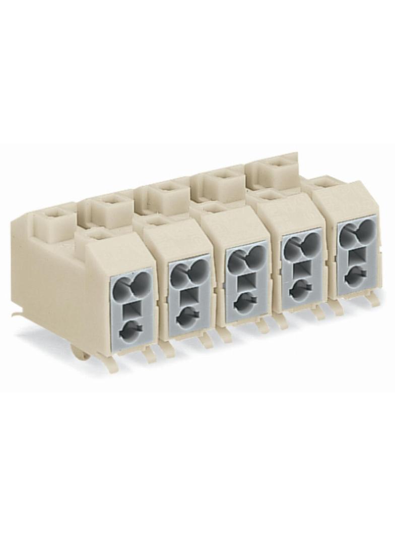 złączka zasilająca 4-torowa ze stopkami zatrzaskowymi