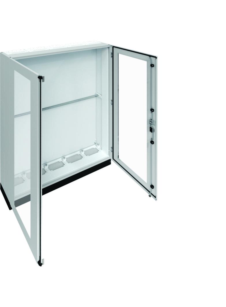 univers Rozdzielnica stojąca IP55 kl. II 1300x1850x275 + cokół 100mm drzwi transparentne FR25L1 HAGER