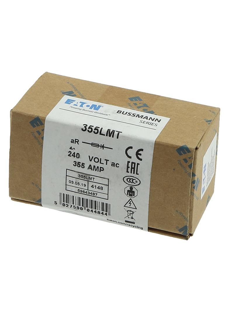 355AMP 240V IEC AC BS88 HIGH SPEED FUSE Wkładka szybka 355A AC 240V DC 150V BS88 38x84 mm, 355LMT EA