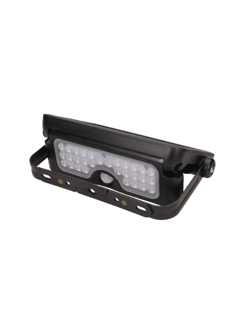 LUX LED 5W, naświetlacz solarny z czujnikiem ruchu 500lm, IP65, 4000K, 2x1500mAh, czarny AD-SL-6108BLR4 ORNO