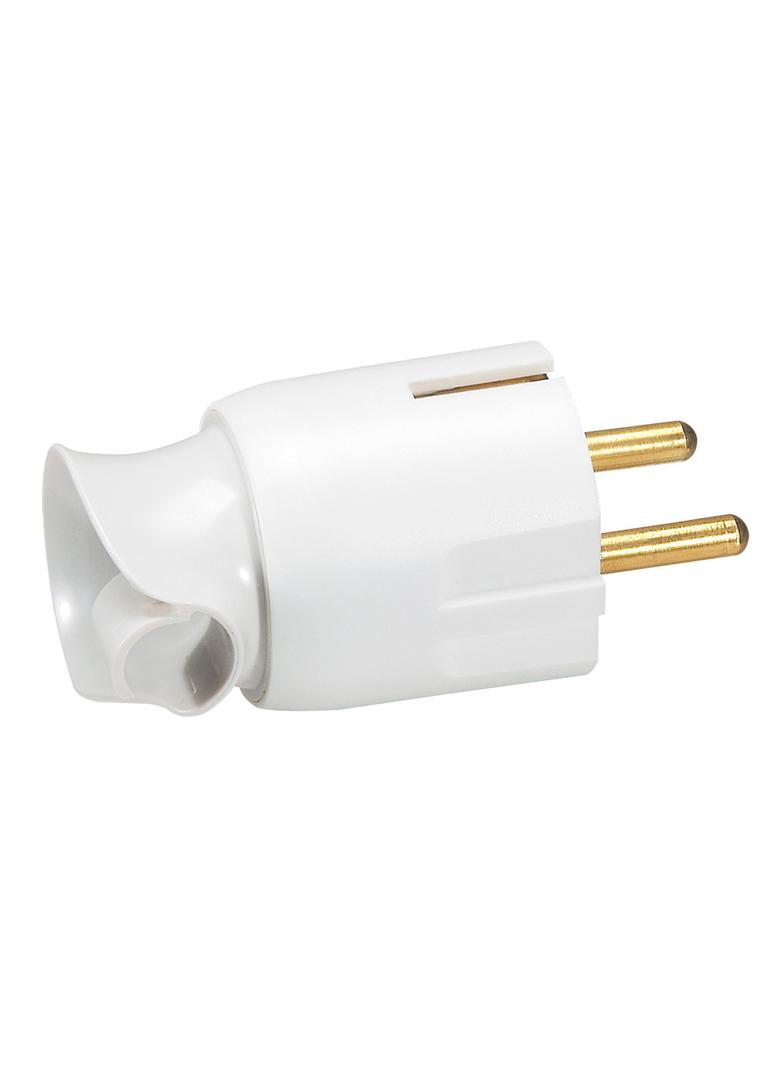 Wtyczka 2P+Z 16A Plastikowa Biała Obrotowa Helmo 050172 LEGRAND
