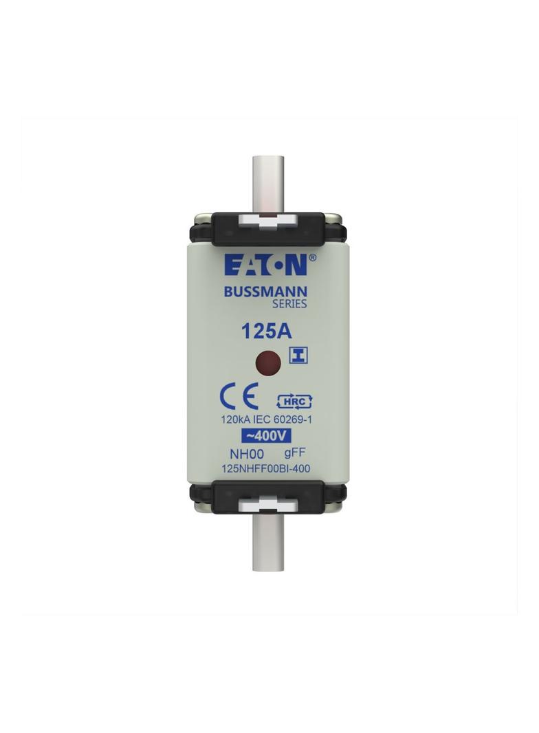 125NHFF00BI-400 Wkładka NH 125A 400V AC GFF Rozmiar 00 125NHFF00BI-400 EATON