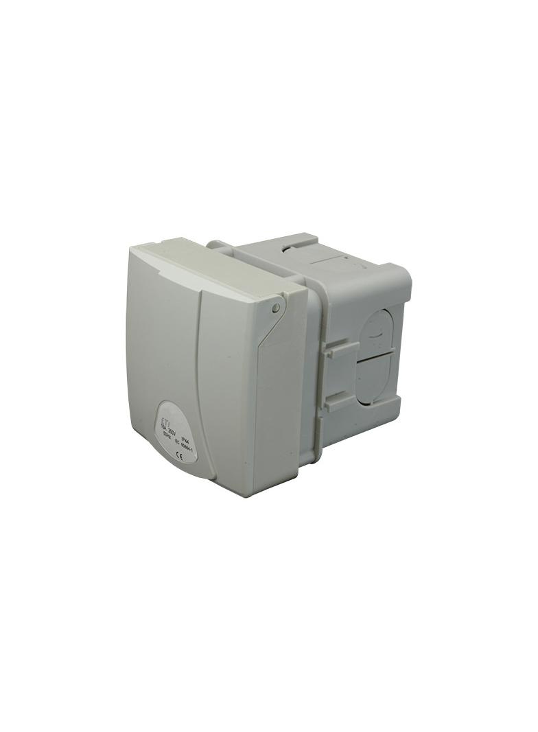 EZB 3243 - 32A, 400V, Gniazdo tablicowe proste z puszką podtynkową IP44