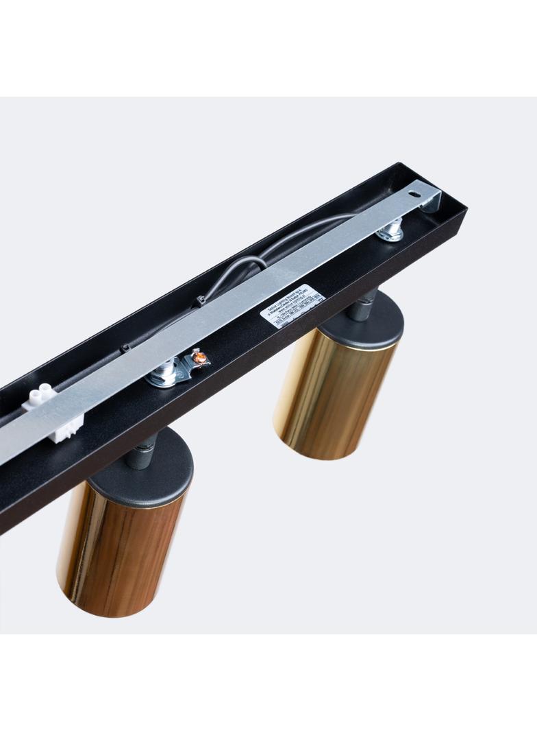 Plafon WINX 3 czarny/złoty