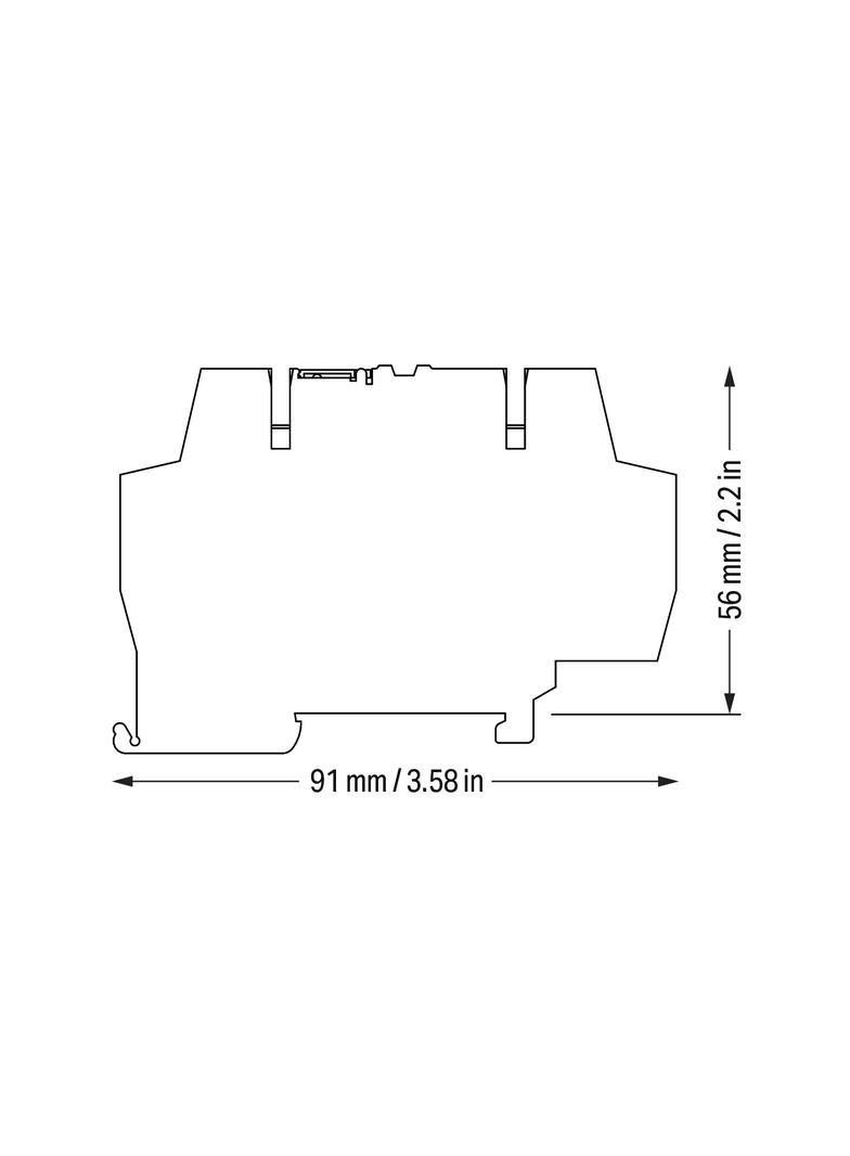 złączka z optoseparatorem 24VDC/5VDC/0,5A/10kHZ WAGO