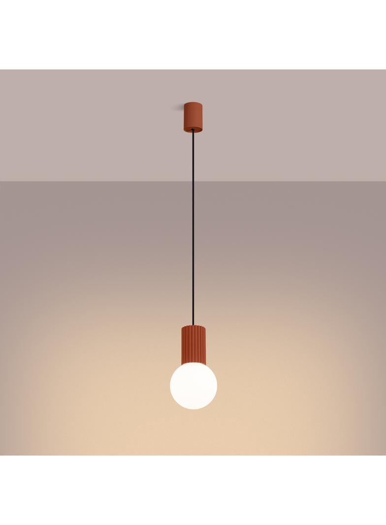 Lampa wisząca HALO 1 ochra czerwona