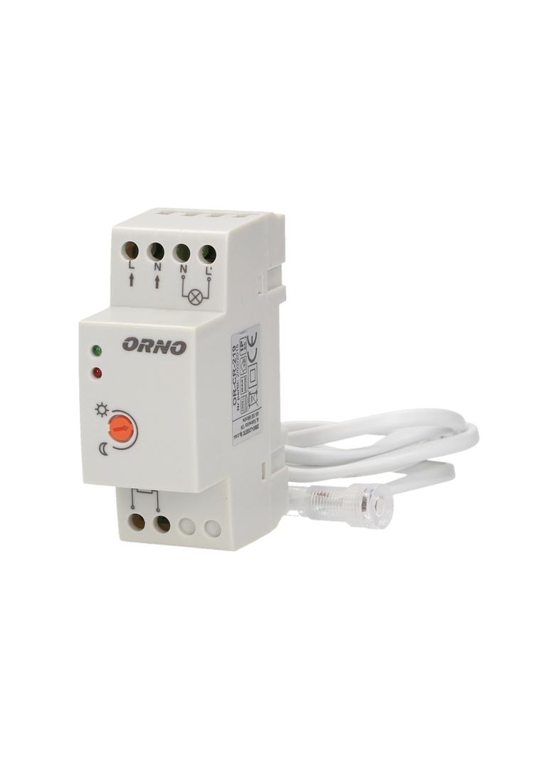 Czujnik zmierzchowy na szynę DIN z hermetyczną zewnętrzną sondą IP65 3000W OR-CR-219 ORNO