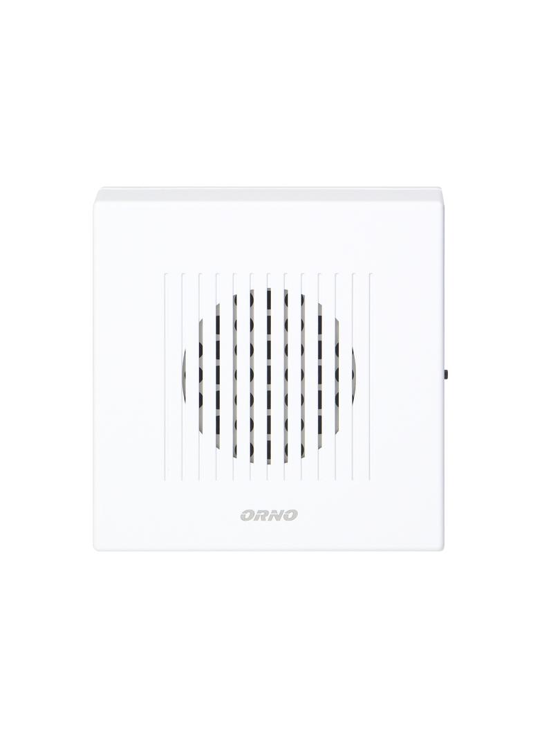 Dzwonek elektroniczny jednotonowy RINGIL MINI AC 230V śnieżno biały OR-DP-MR-160/PW ORNO