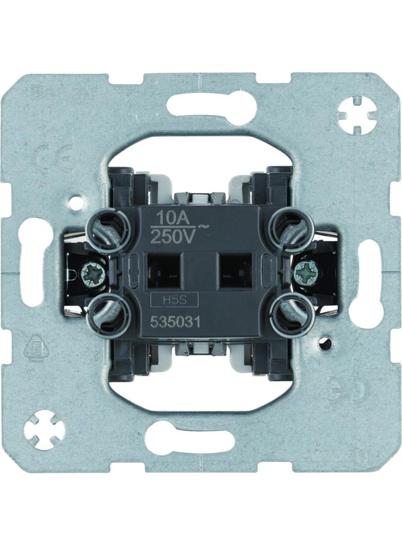 BERKER one.platform Łącznik 1-klawiszowy przyciskowy zestyk zwierny 535031 HAGER