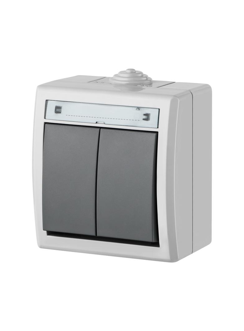 AQUANT Łącznik świecznikowy szary IP55