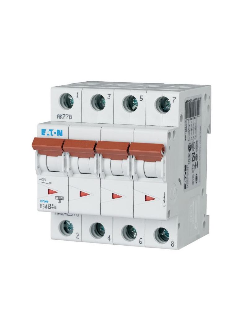 PLSM-C4/4-MW Wyłącznik nadprądowy 10kA C4A 4P 242604 EATON